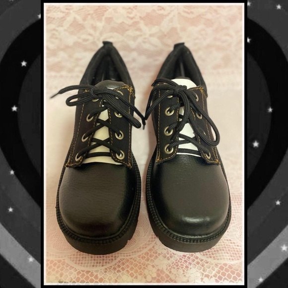 Vintage 90s Grunge Chunky Platform Shoes - Picture 2 of 2